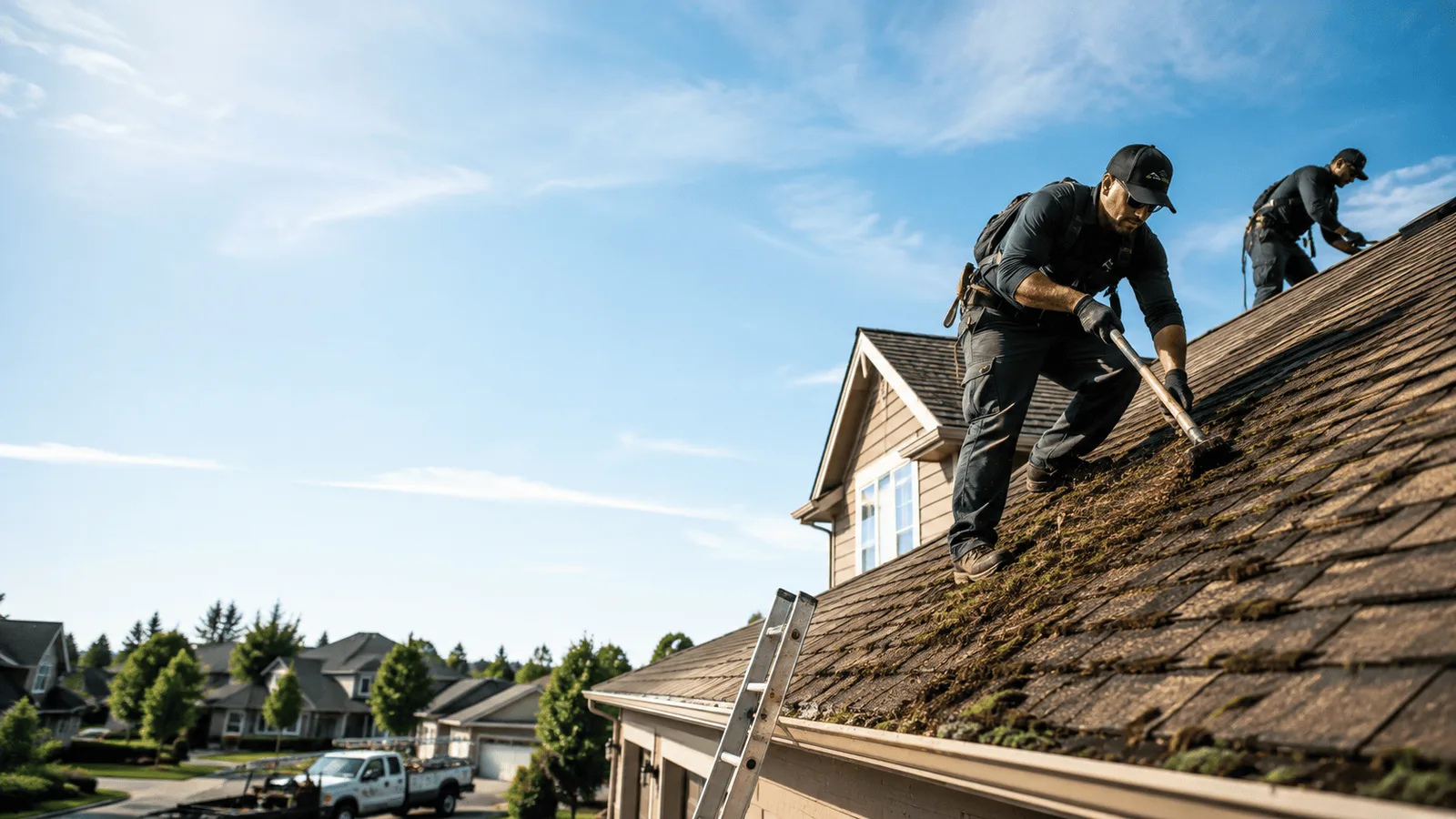 Roof Moss Removal in Dimondale, MI near me